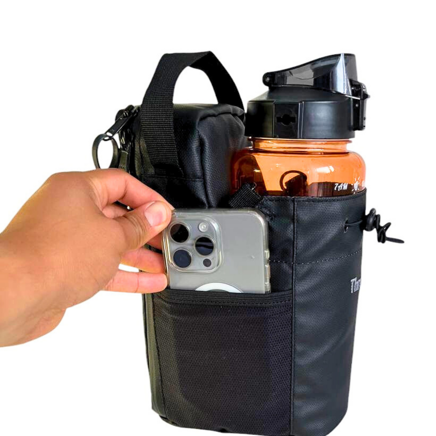 ThruxMag Bolso Magnético para Botellas, Celular, Llaves y más. De uso para Gym, Viajes u Hogar.