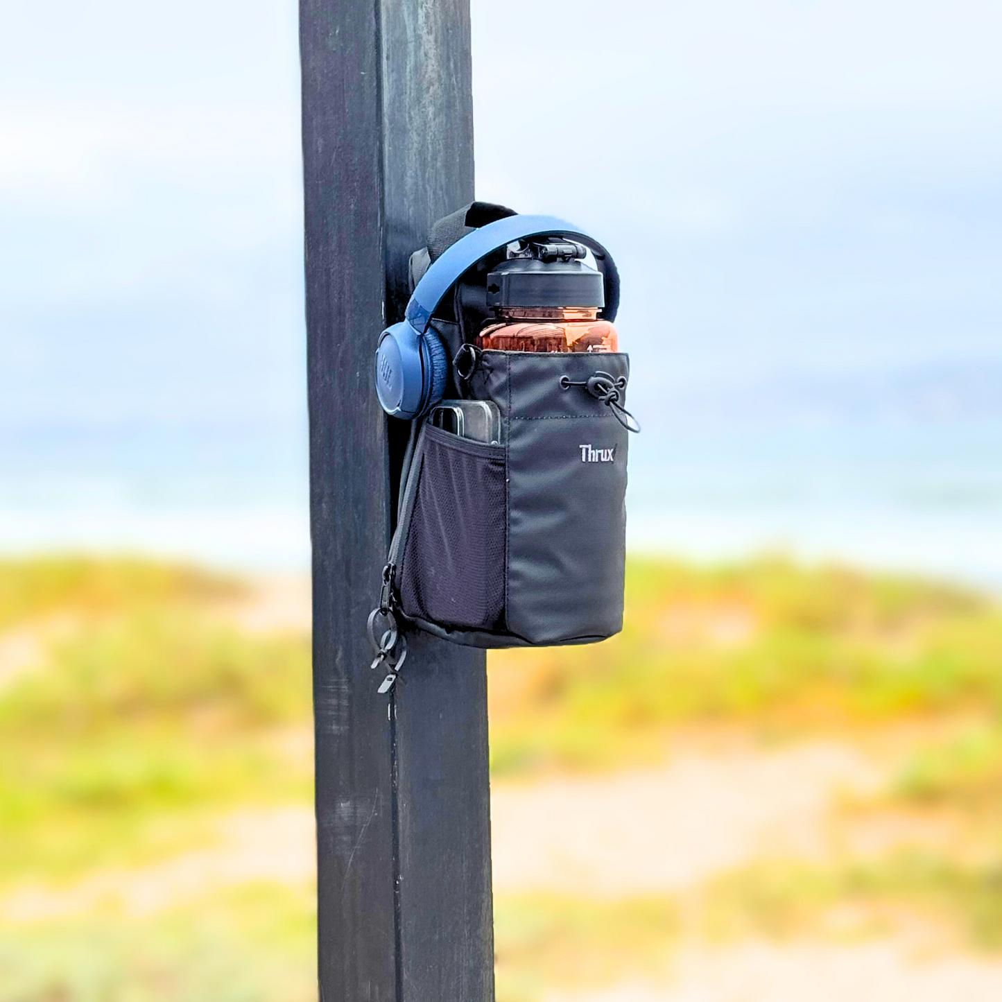 ThruxMag Bolso Magnético para Botellas, Celular, Llaves y más. De uso para Gym, Viajes u Hogar.